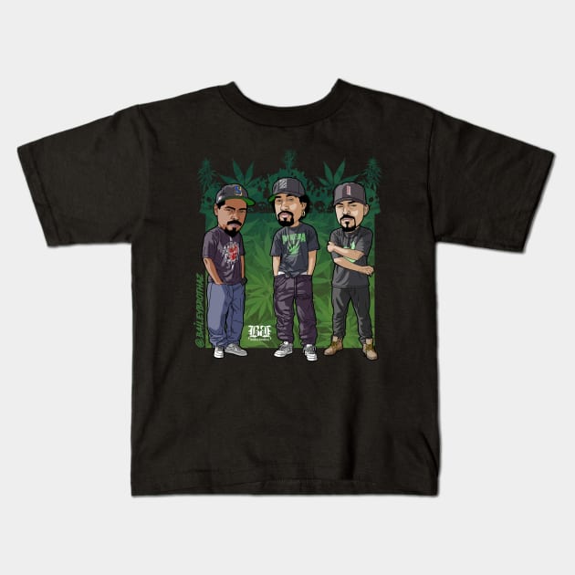 Cypress Hill Kids T-Shirt by BaileyBrothaz